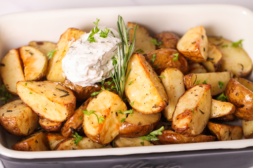 Roast Baby Potato & Herb yogurt